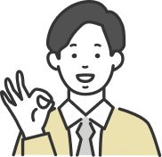 手でOKマークをしているスタッフ